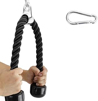 Amazon | 8MILELAKE トライセップロープ 腹筋運動 70 cm フィットネス